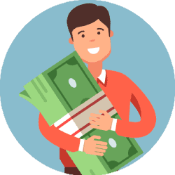 Peněžní bonusy 1 bonus min