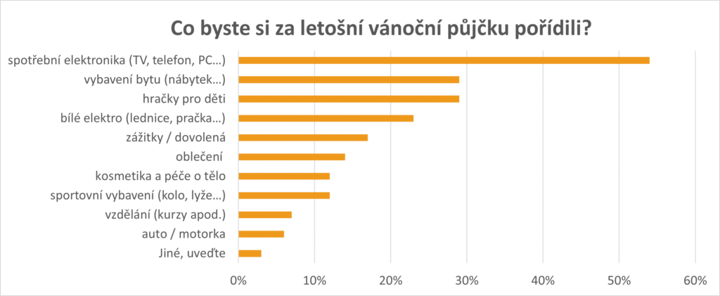 Co byste si za letosni vanocni pujcku poridili z